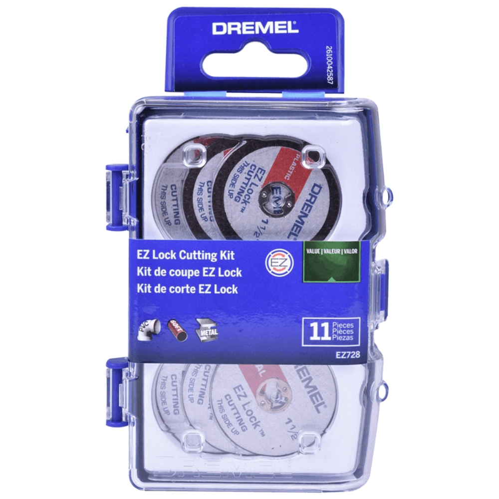 Kit EZ Lock para Cortar com 11 Peças - 2615E728AB000 - DREMEL