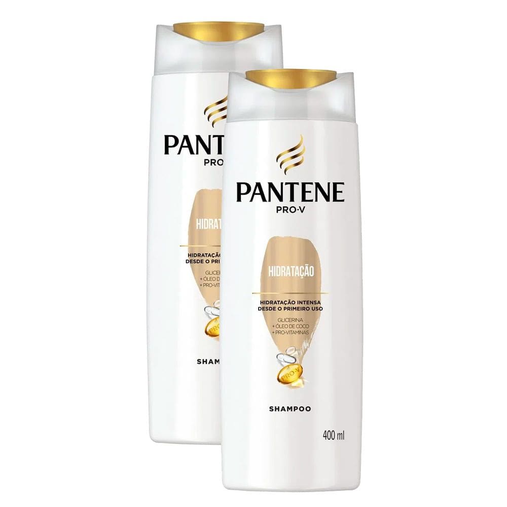 Kit 2 Shampoo Pantene Hidratação 400ml