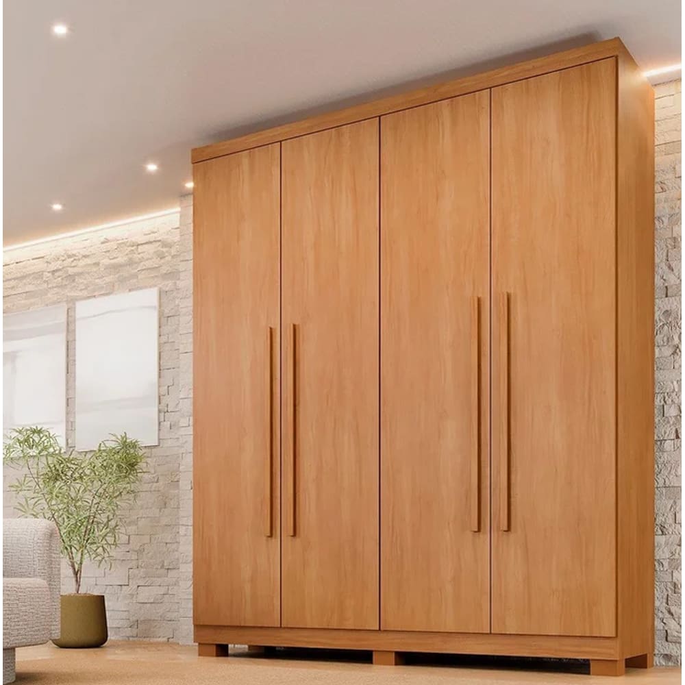Guarda Roupa Filadélfia 4 Pts Cinamomo - Benetil