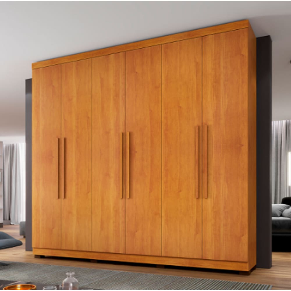 Guarda Roupa New Master 6 Portas Benetil Móveis - Cinamomo