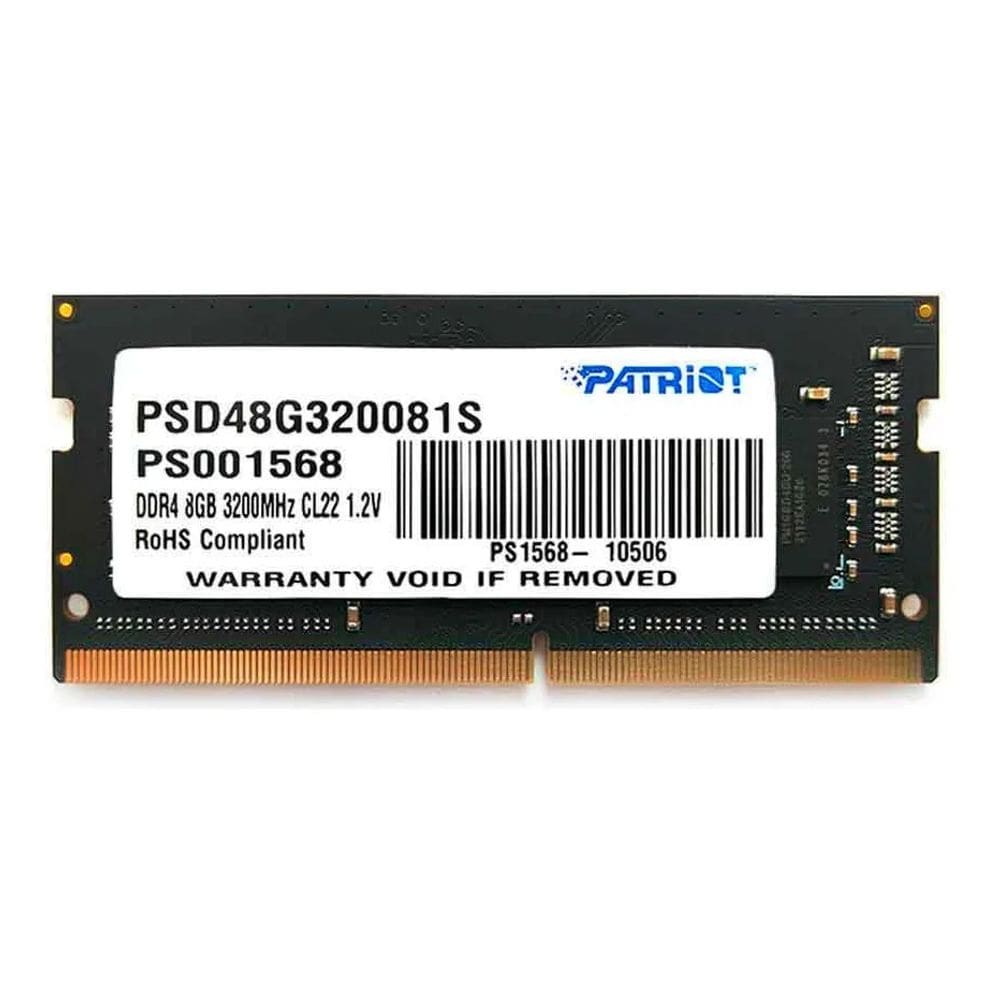 Memória Ram Patriot Signature Line 8gb Ddr4 3200mhz Sodimm