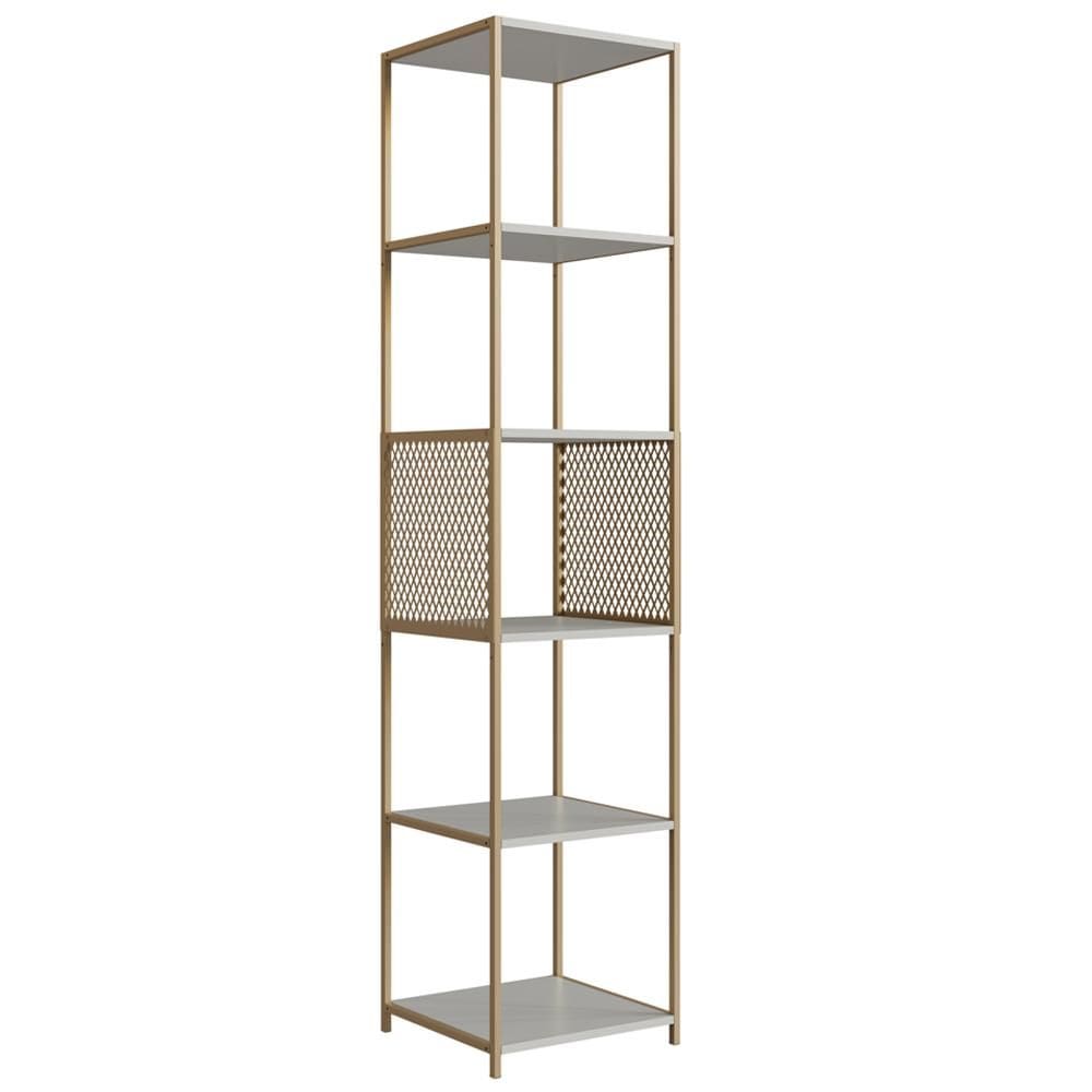 Estante 180 Cm Estilo Industrial Com Tela P1023 PP