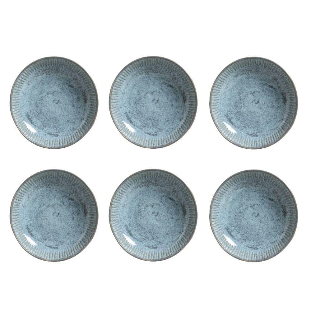 Conjunto Pratos Fundos 06 Peças Linhas Breeze Porto Brasil