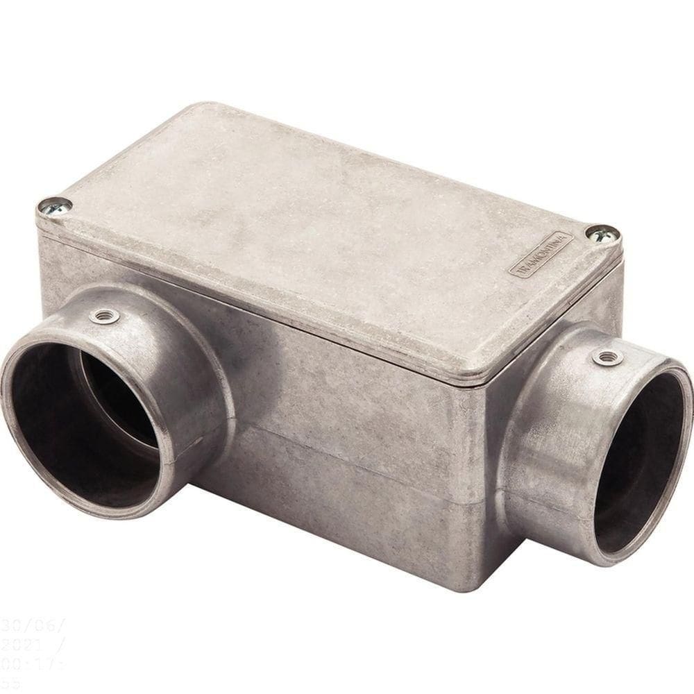 Condulete Fixo 1.1/2” Tipo ”lr” - Com Tampa / Sem Rosca / Sem Pintura Tramontina