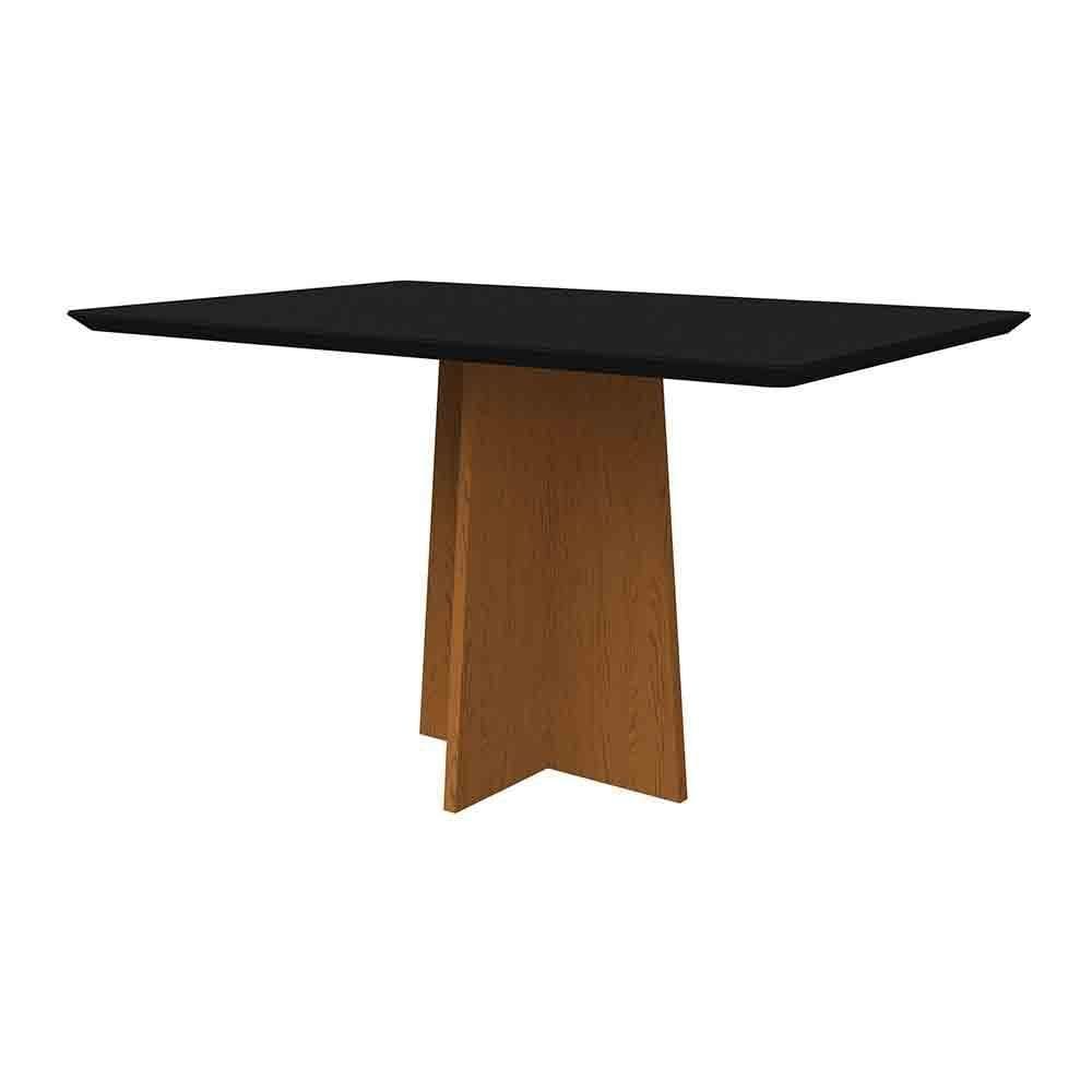 Mesa Anitta 135X90Cm - Ypê/Preto