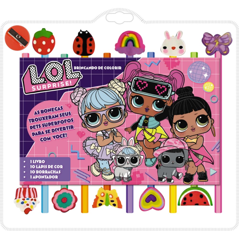 LOL Surprise Brincando de Colorir