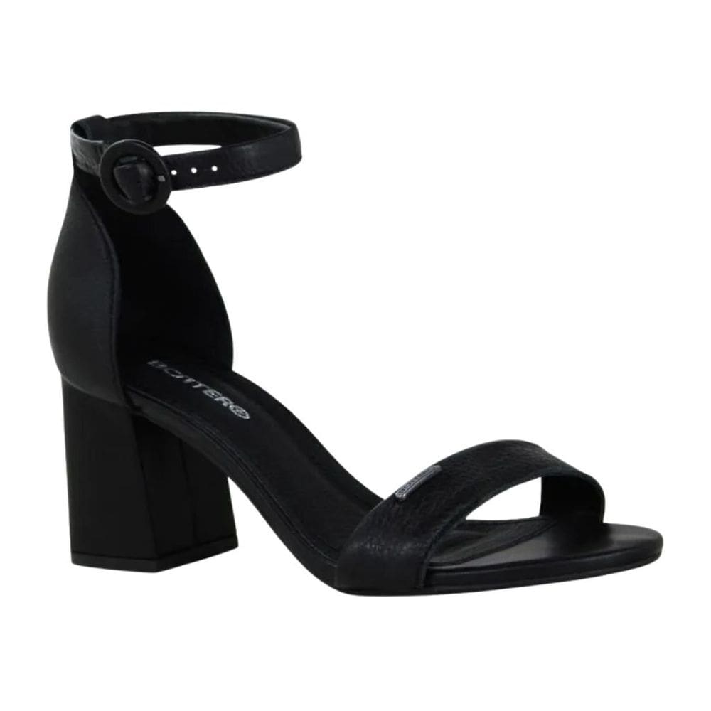 Sandália Bottero 372001 Feminino Preto casual salto