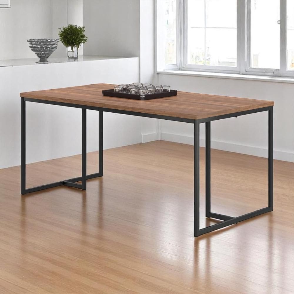 Mesa de Jantar Nióbio 1,36 Nogueira