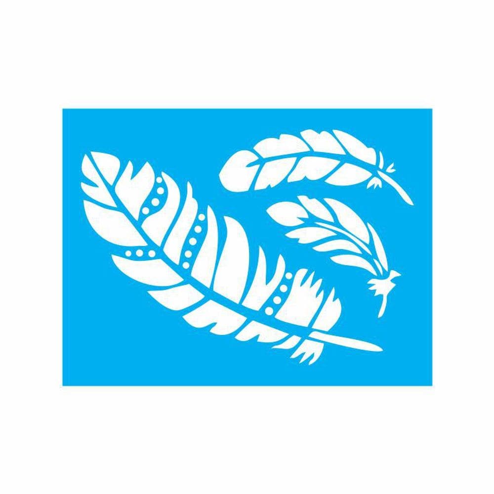 Stencil Tamako Folhas - 15X20Cm - Ref 8565