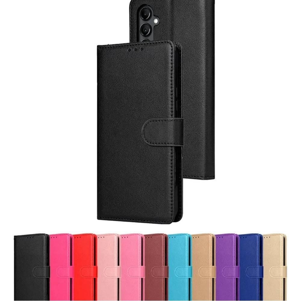 3X Capa Capinha Carteira Couro Compatível Com Galaxy A15 5G