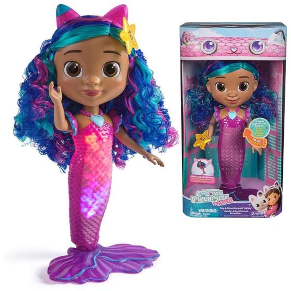 Boneca Gabbys Dollhouse Sereia Com Som 4802 - Sunny