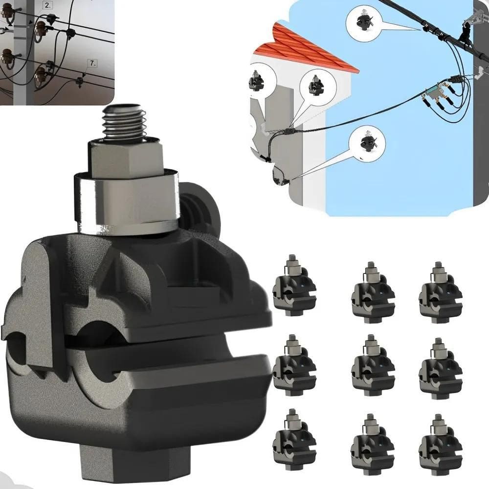 3X Kit 10 Conector Perfurante Cdp 10-70Mm Derivação 1,5-10