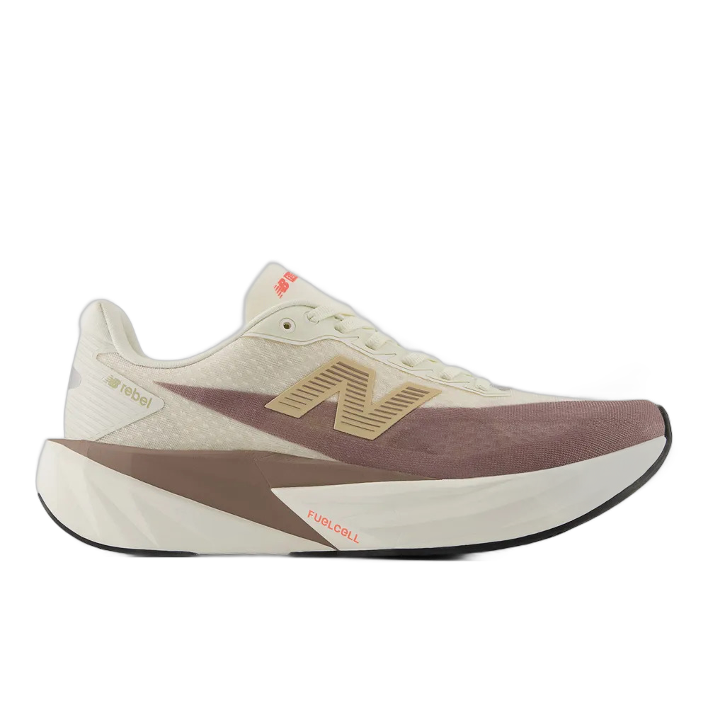 Tênis New Balance Fuelcell Rebel V5 Branco Off-Feminino