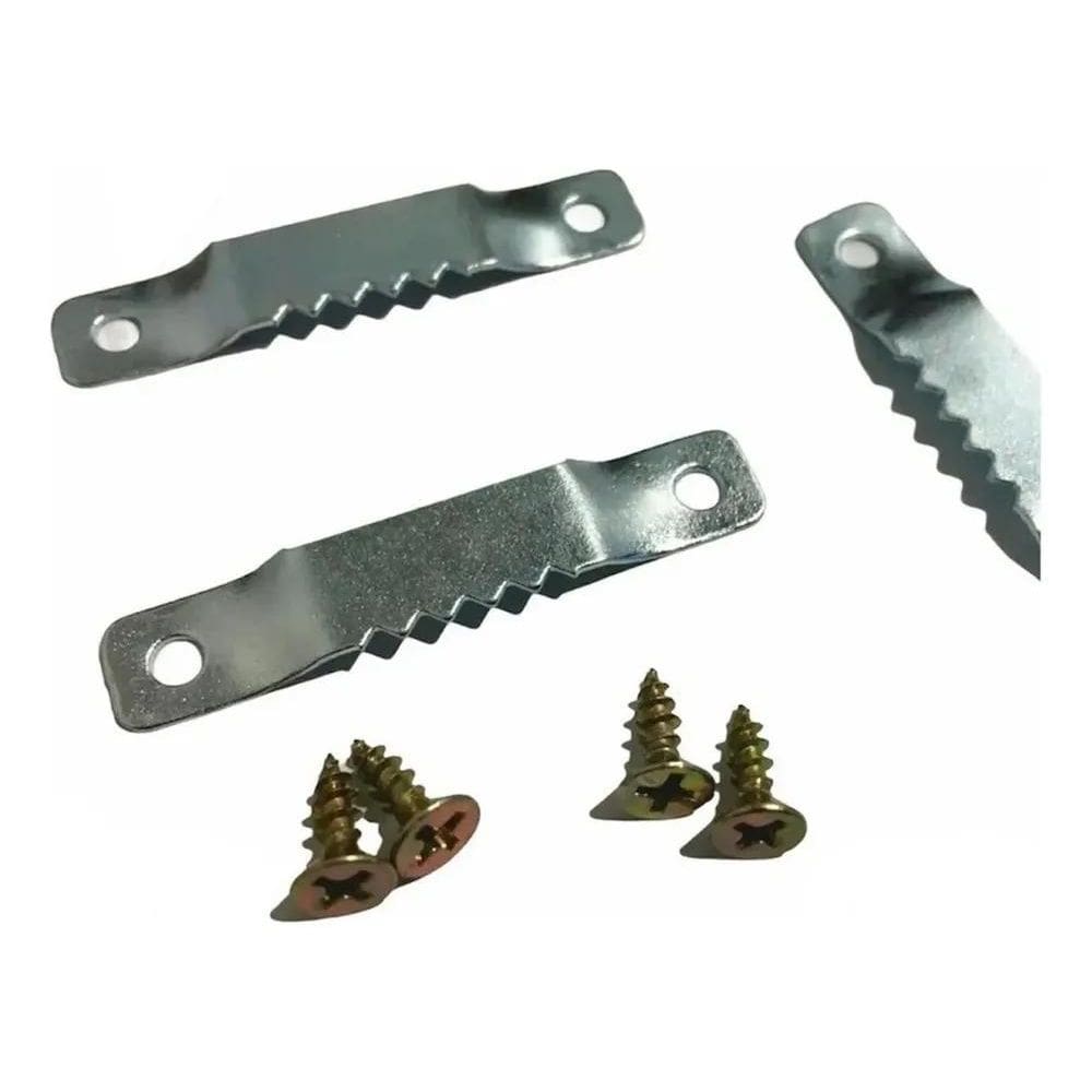 3X Kit Conjunto Gancho Pendurador De Quadros Tipo Jacaré 10