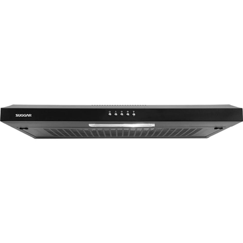 Depurador de Ar Suggar Slim 80cm Preto - Alta Sucção 430m³/h