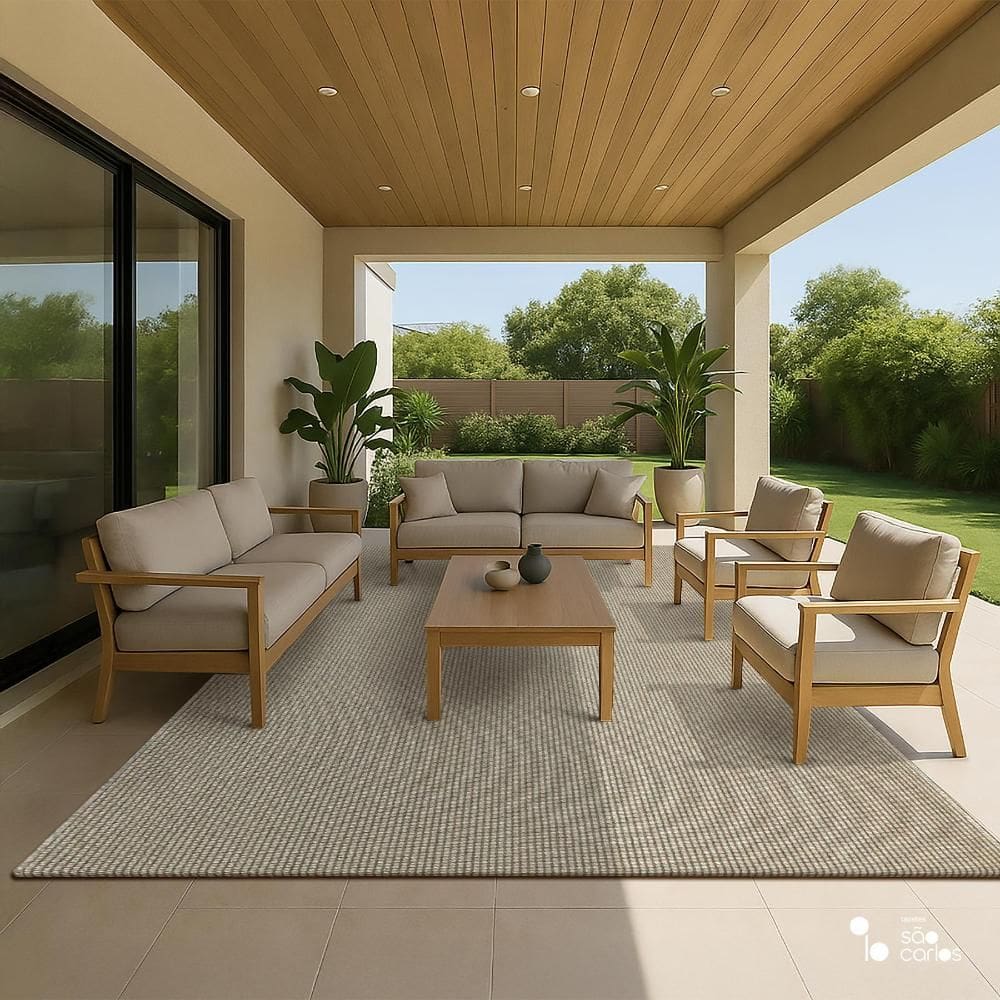 Tapete Elemento Buriti 250x350cm Tapetes São Carlos