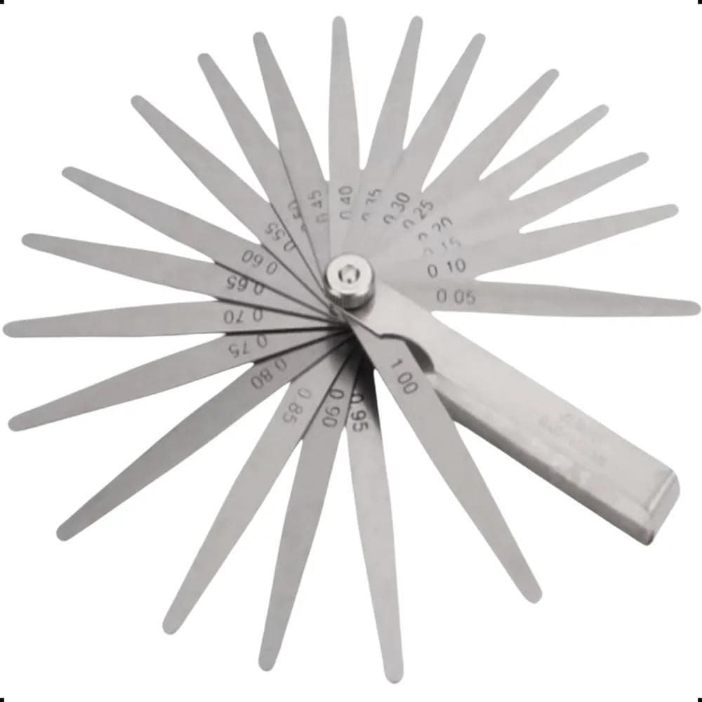 3X Calibre De Folga Regulagem Válvula 20 Lâminas Cabeçote Ca
