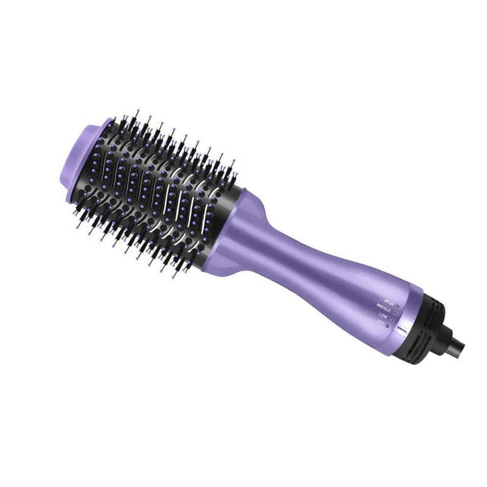 Escova Alisadora 3X1 Alisa, Seca Hidrata, Escova Eletrica