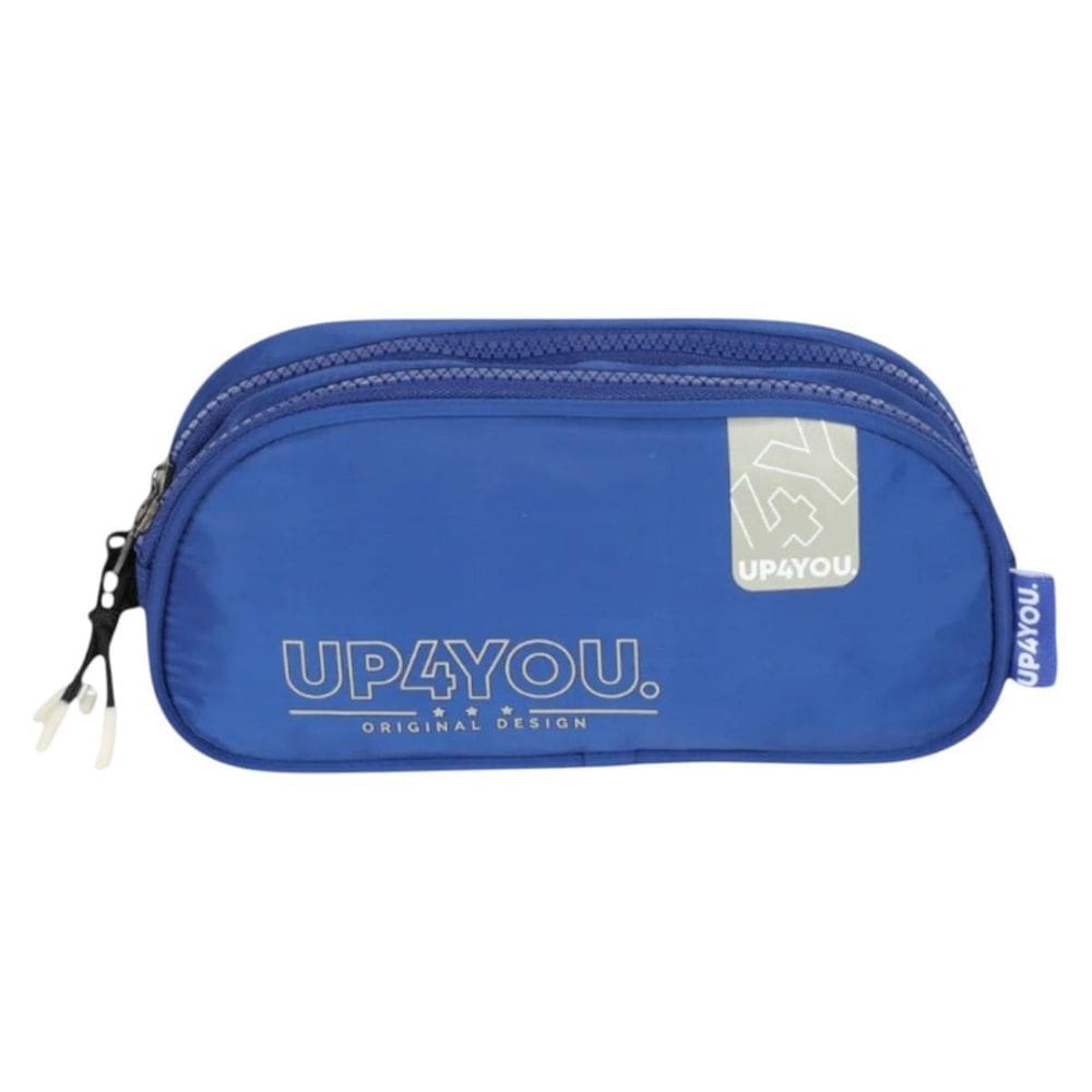 Estojo Duplo Escolar Azul Up4You