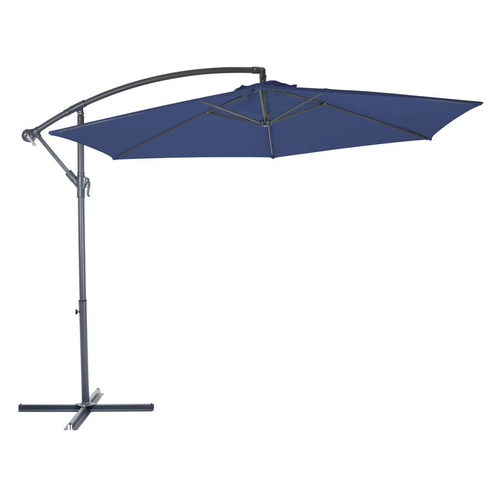 Ombrelone Suspenso Articulado Bora Bora Lateral 3m Azul Mor