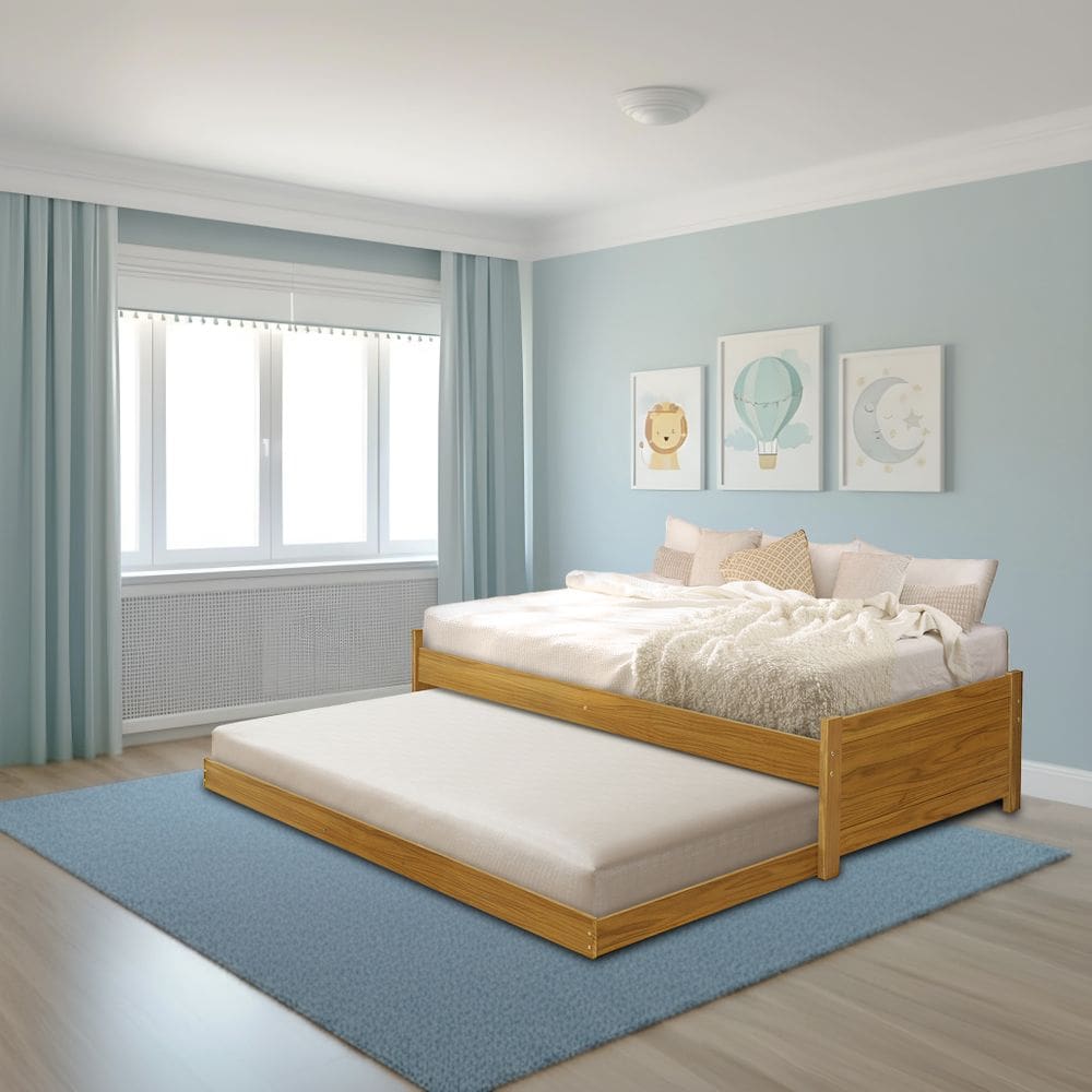 Bicama Bibox Solteiro Infantil Madeira Maciça Gabrieli Imbuia