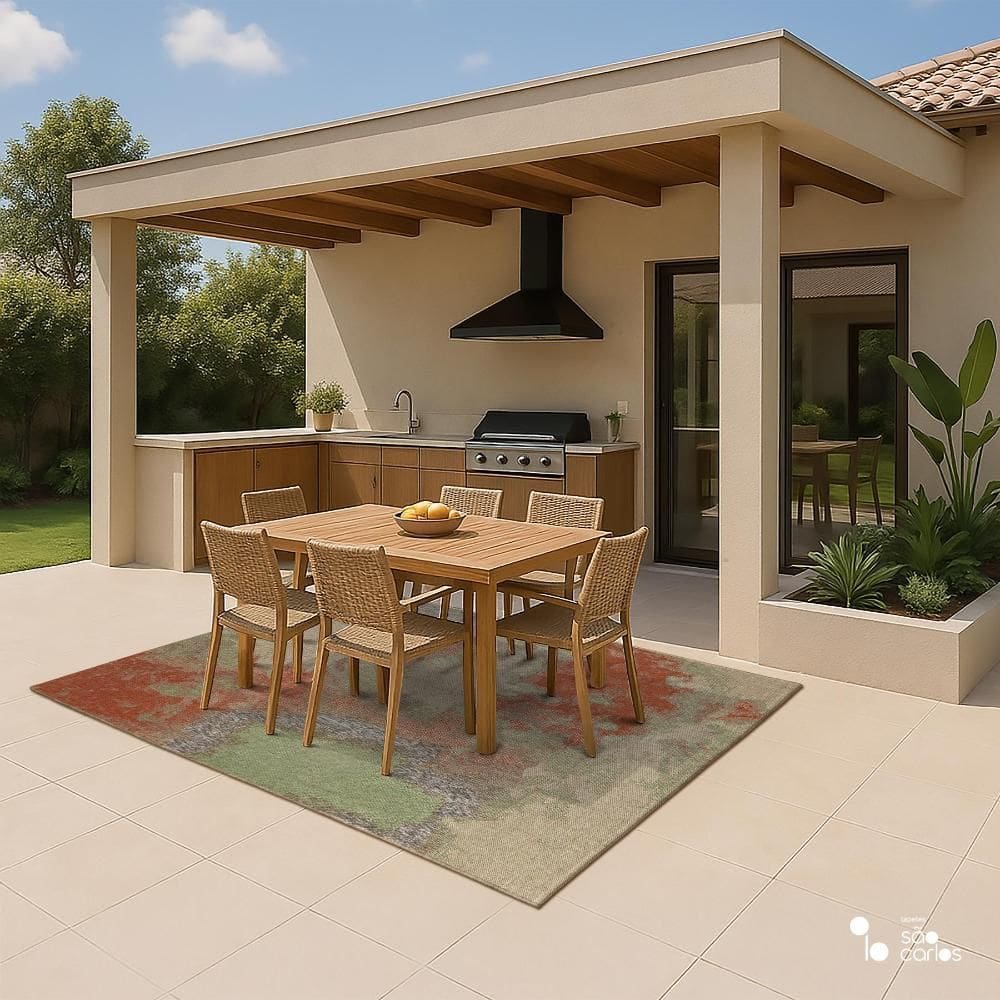 Tapete Elemento Aqua 200x250cm Tapetes São Carlos