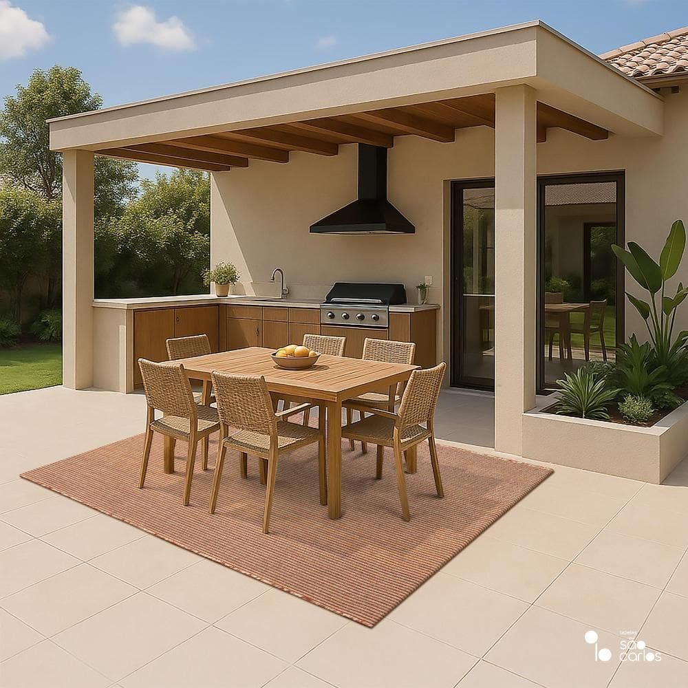 Tapete Elemento Aroeira 200x250cm Tapetes São Carlos