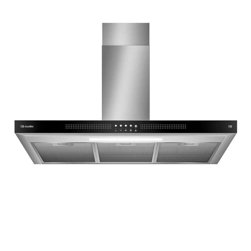 Coifa de Parede Mueller Plana 90cm Inox MCP90K