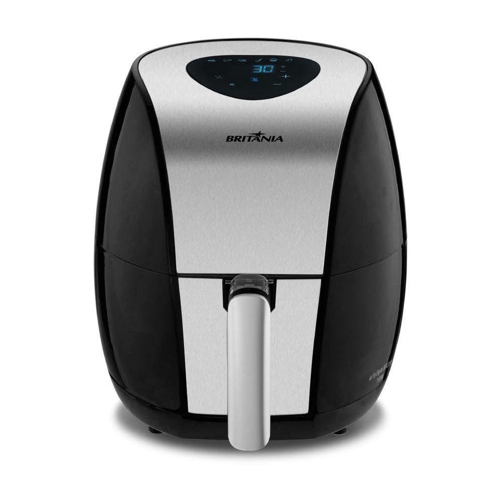 Air Fryer Britânia 4,1L Digital Inox 1500W BFR20PI 220V