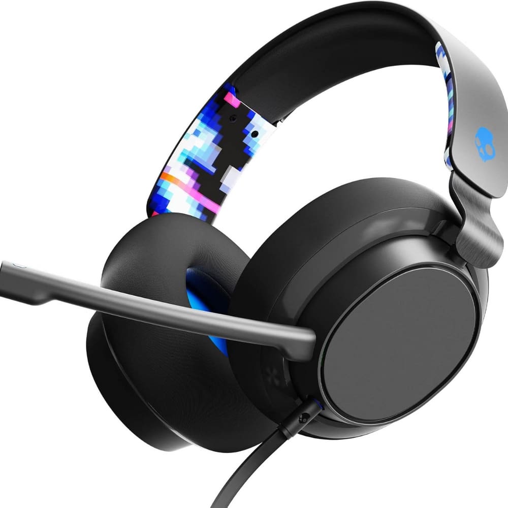 Headset Gamer Skullcandy SLYR Com Fio Xbox Ps5 Pc Azul