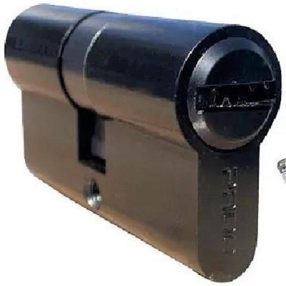 Cilindro Miolo Tambor Fechadura Pado Euro 60Mm 6 Cm Preto