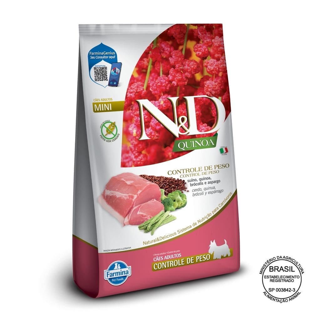 Nd Quinoa Can Adt Mini Cont Peso SuÍno 7Kg