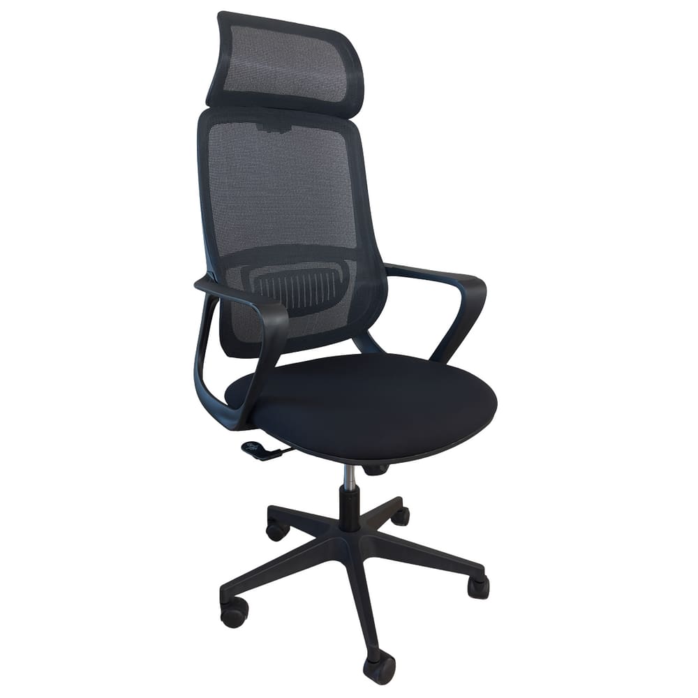 Cadeira de Escritório Presidente Ergonômica Oficial Corporativa Vinci Apoio Nuca