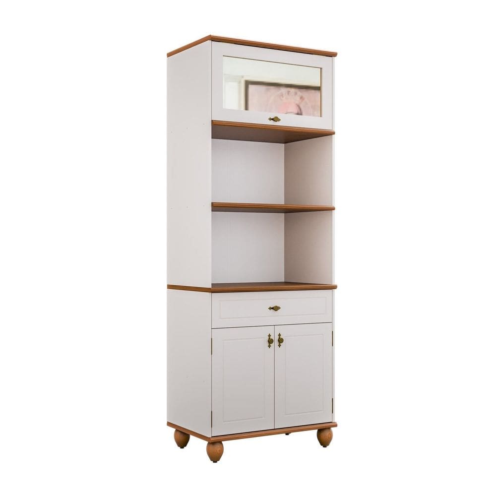 Torre Quente para Cozinha em Mdf Joy Off White