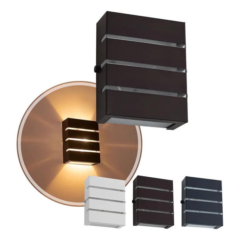 3X Luminária Arandela 2 Facho Parede Muro Externa Starlumen