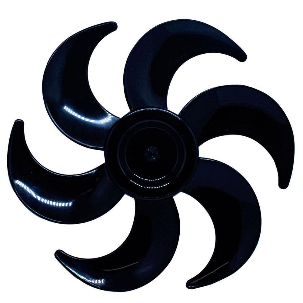 Hélice Ventilador Arno Turbo Silencio 30Cm Preta 6 Pás