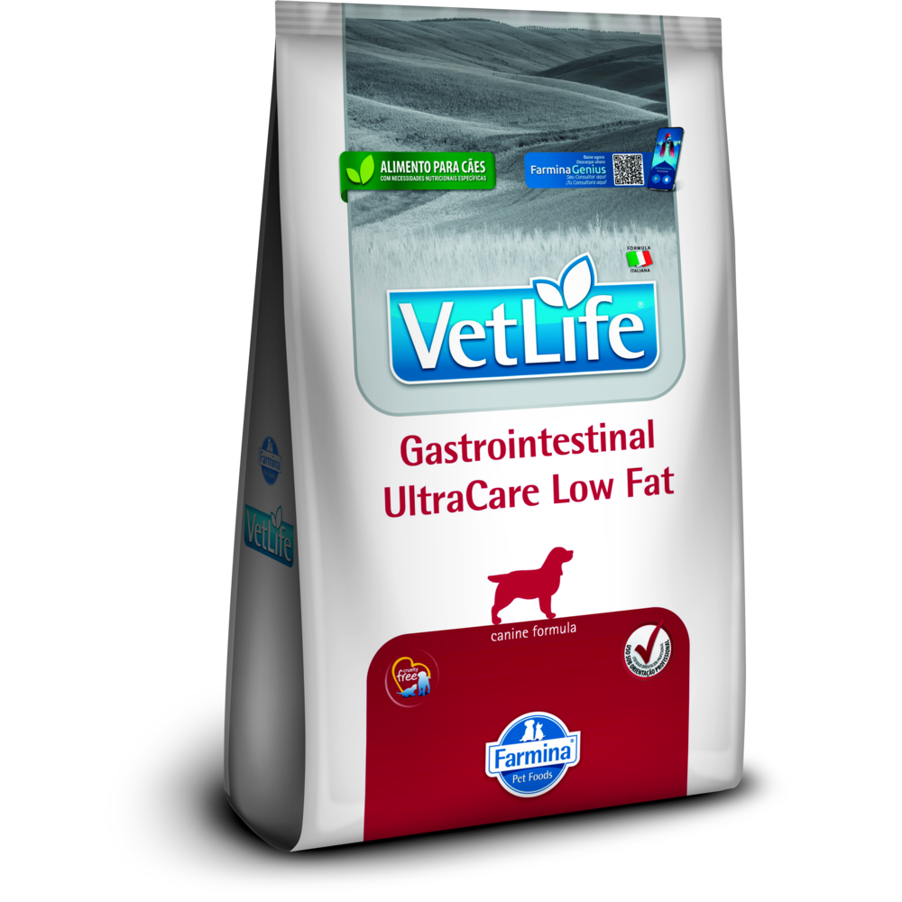 Ração Vet Life Nat Can Adulto Ultracare Low Fat 1,5Kg