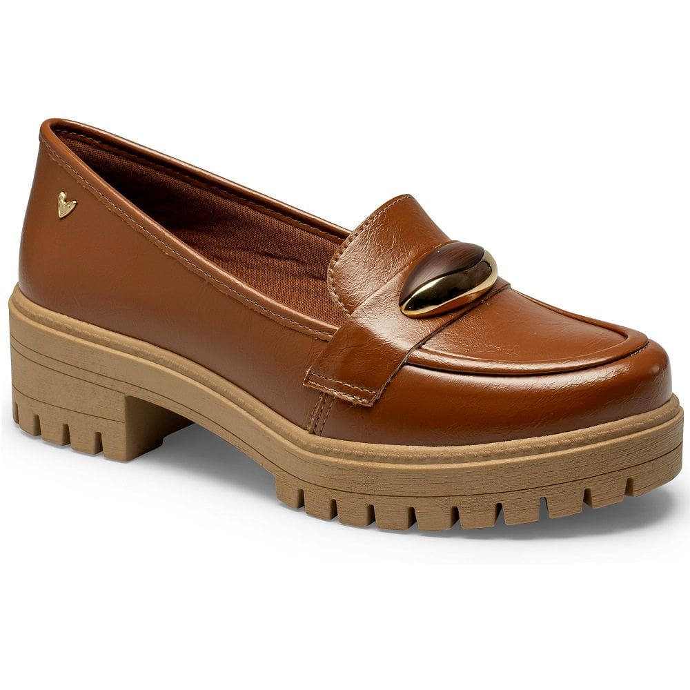 Sapato Loafer Mississipi MF172 Feminino - Marrom