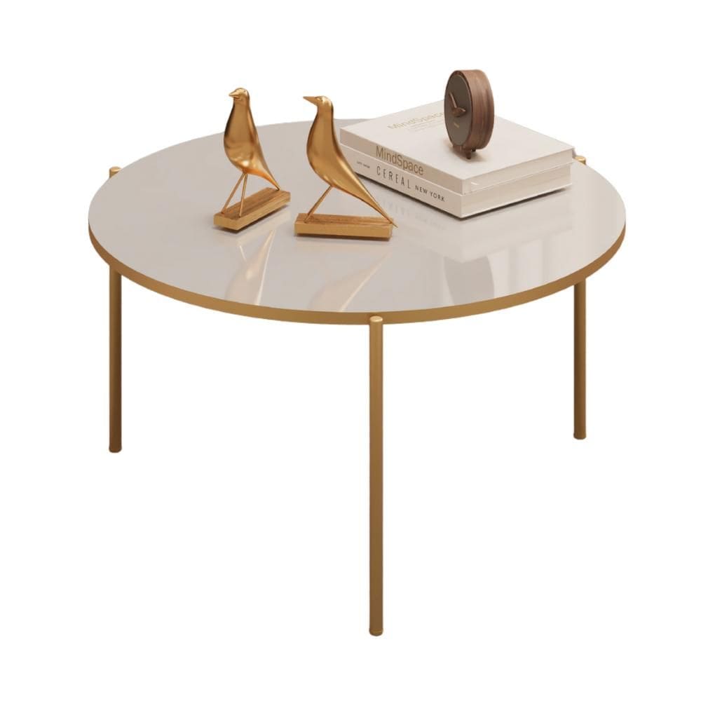 Mesa De Centro Redonda 69 cm Cleia DJ MOVEIS