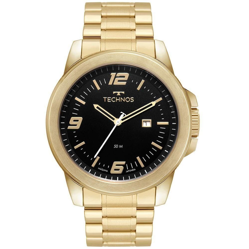 Relógio Technos Masculino Racer Dourado - 2115ubj-1p