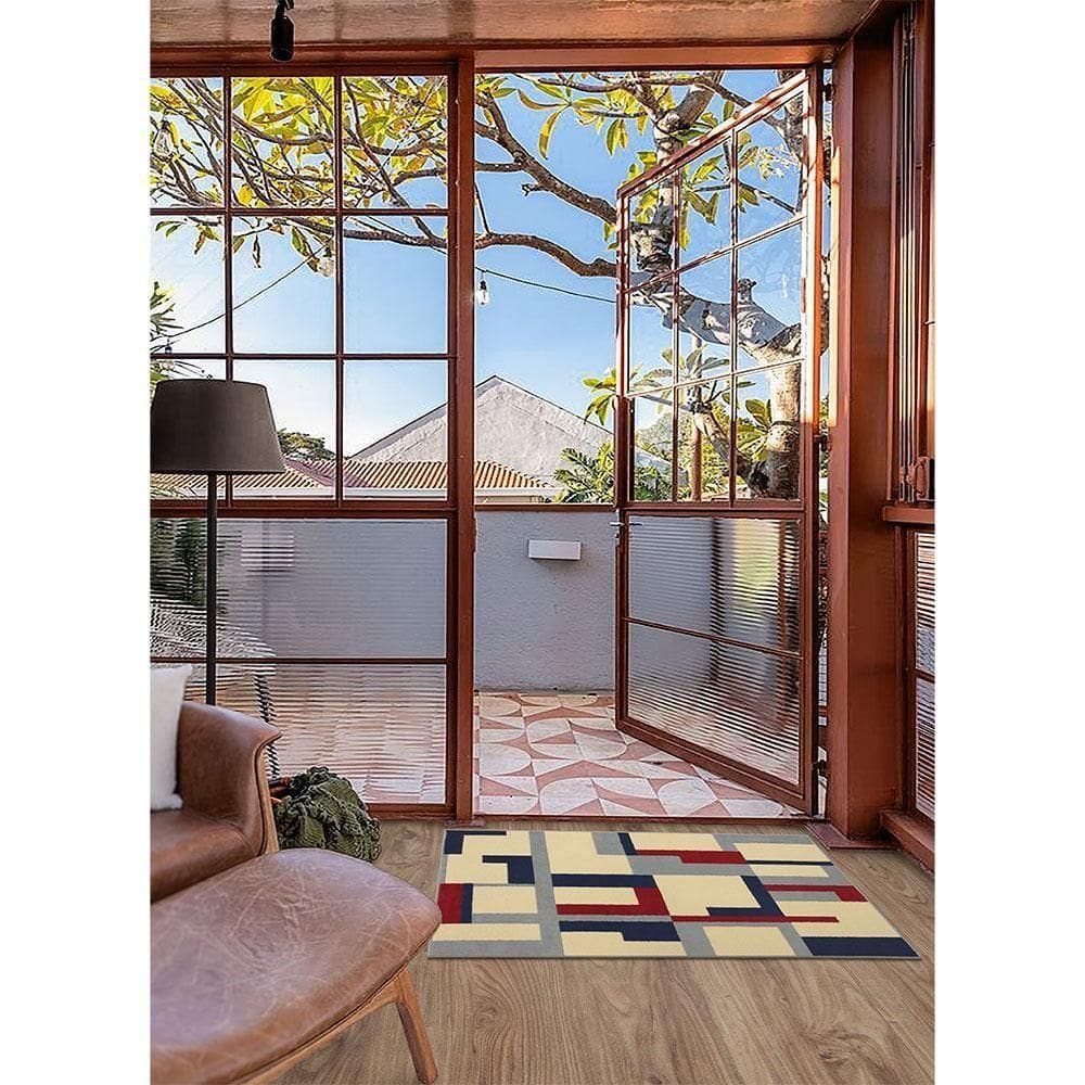 Tapete Adana Mondrian 50x100cm Tapetes São Carlos