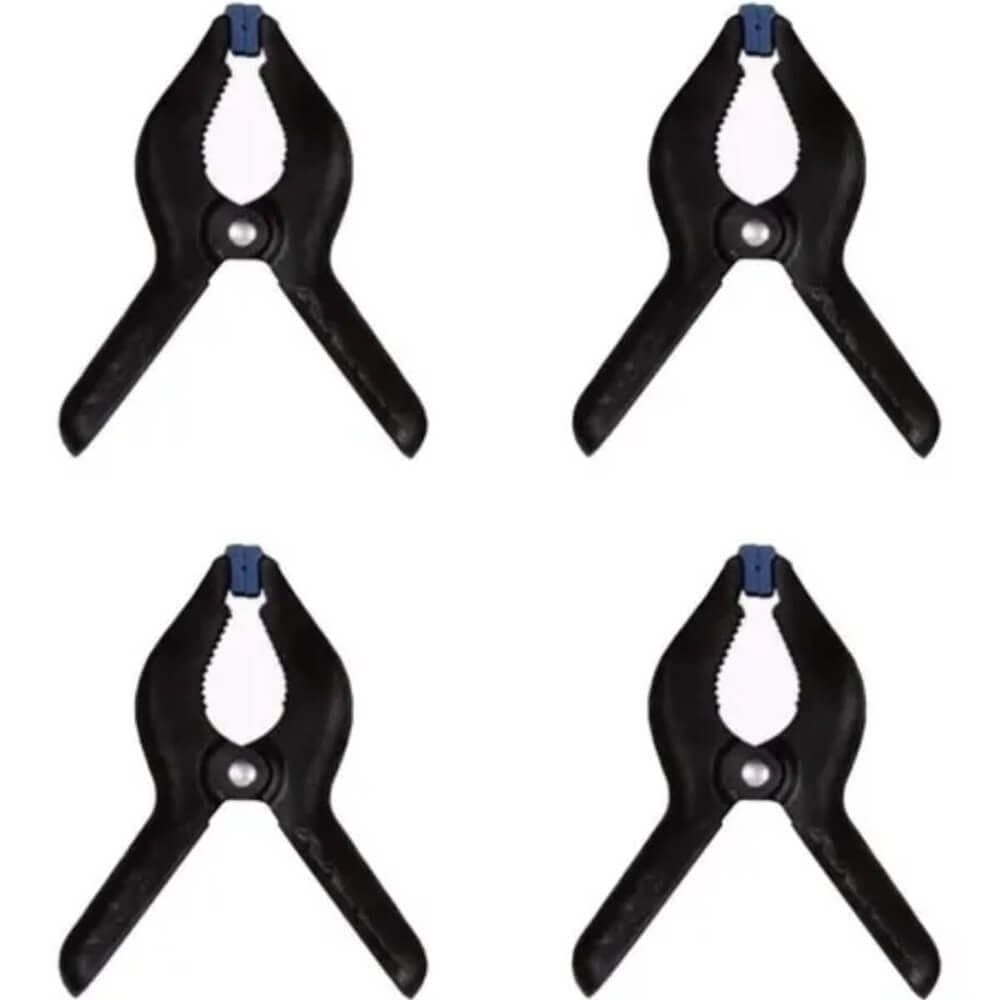 Kit com 4 Unidades de Grampos de Nylon com 4”” - 7354 - BRASFORT