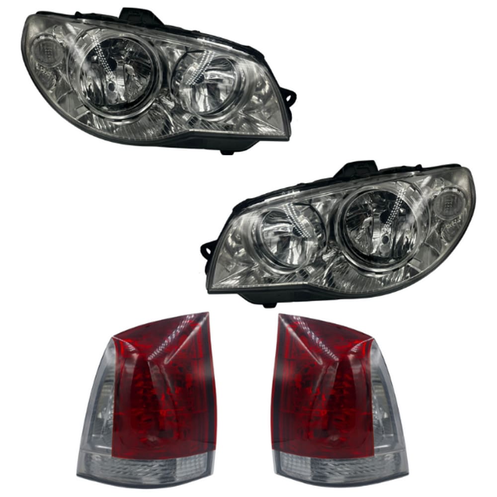 Kit Farol Palio G3 Cromado+lanterna Bicolor 2004 Á 2015
