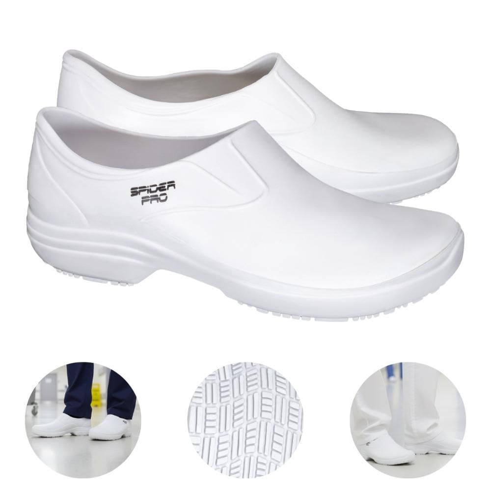Sapato Antiderrapante Profissional Spider Pro Enfermagem Hospitalar Limpeza Monseg