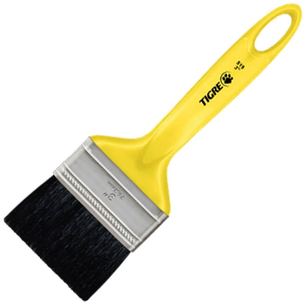 Trincha Média para Pintura 519 com Filamento Sintético Preto 3”” - 60519012 - PINCEIS TIGRE