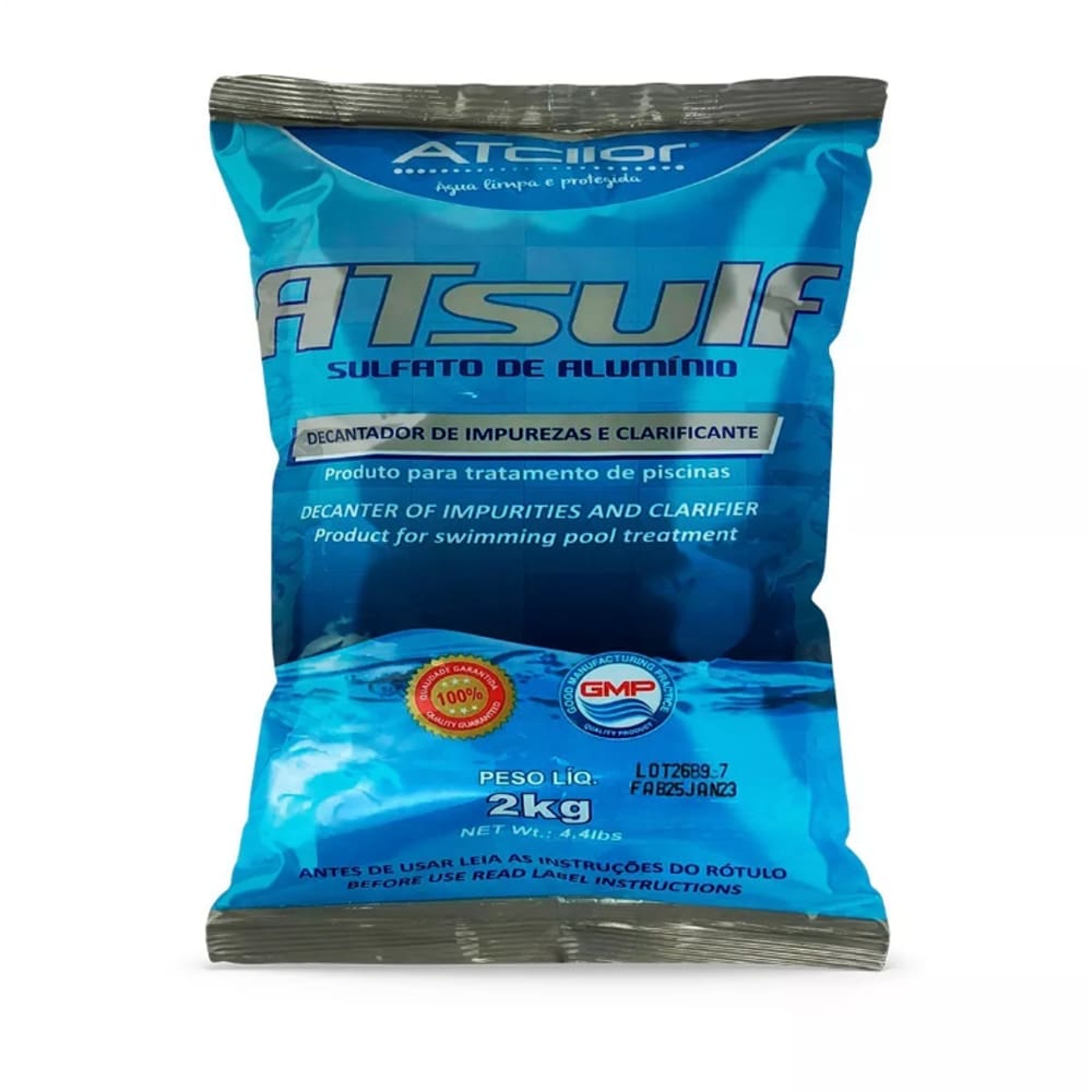 Atsulf Sulfato De Aluminio 2Kg Atcllor