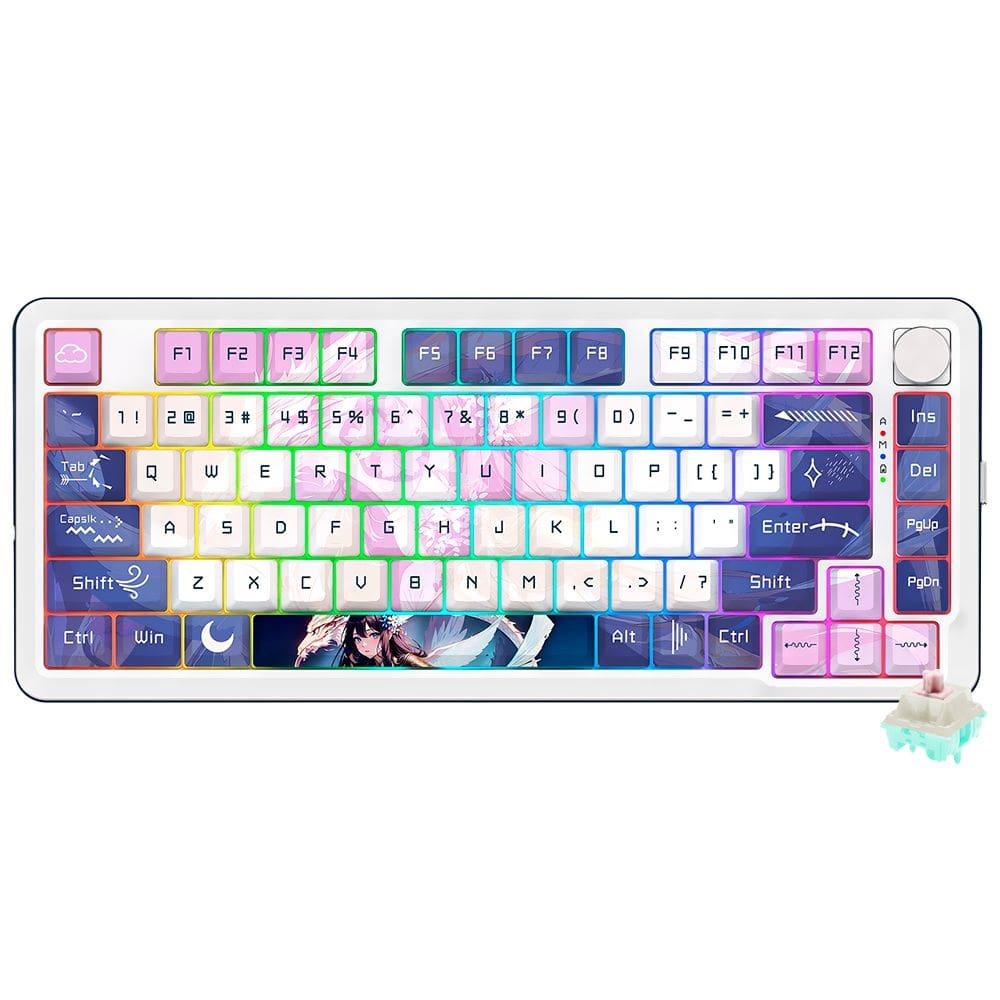 Teclado Redragon Pro Cyrus K681ACG Switch Leopard Layout 75%