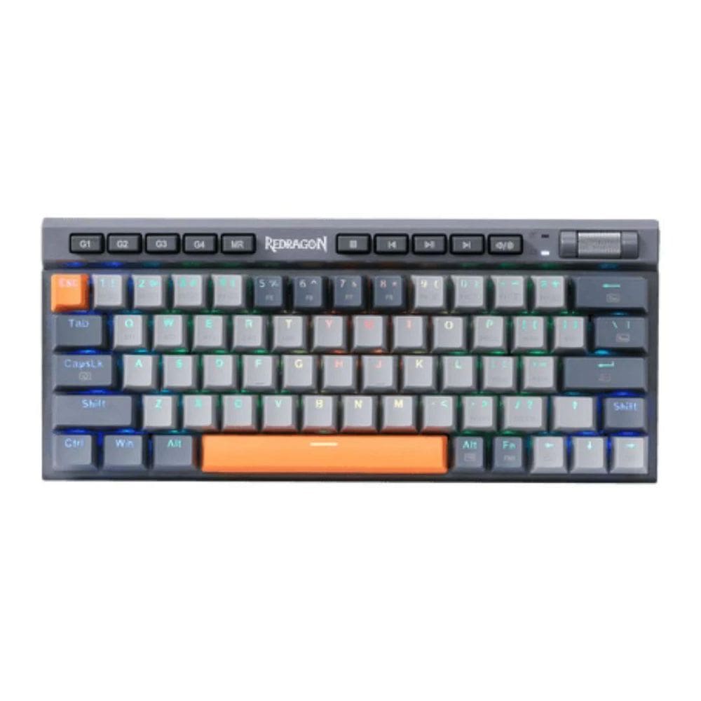 Teclado Redragon Traric Pro K634GG RGB Switch Red Layout 60%