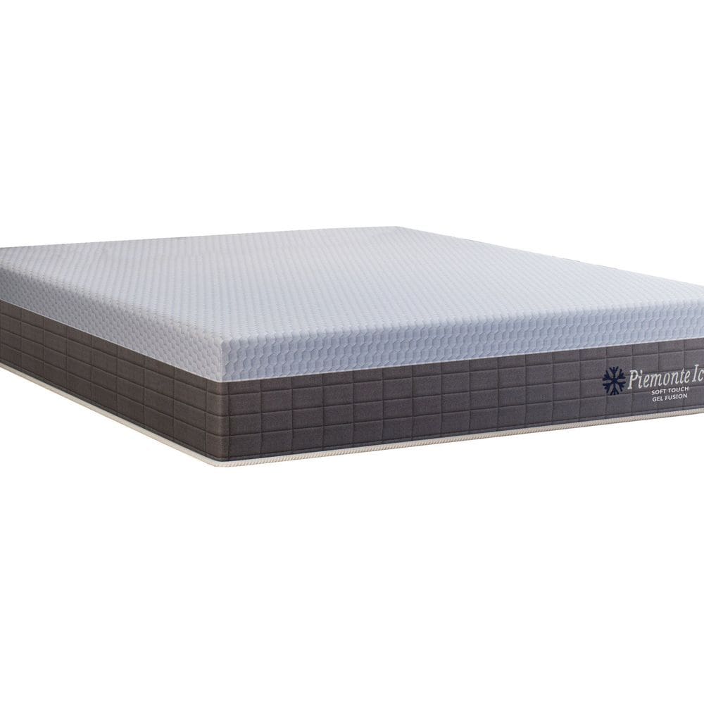 Colchão King Size Molas Molas ensacadas Ensacadas Piemonte Ice 32cm X 193cm Line Premier Orthoflex Cinza /Branco