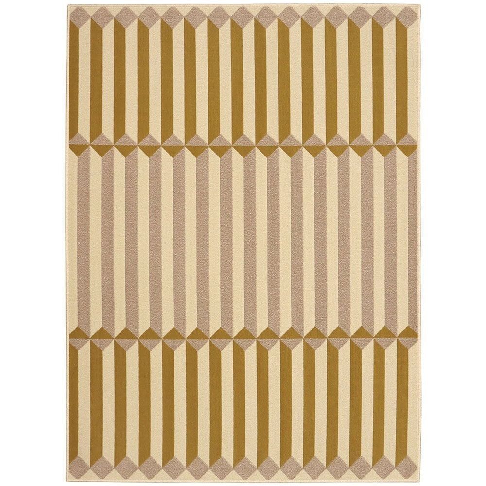 Tapete 150cm X 200cm Lyre Tapetes São Carlos Bege